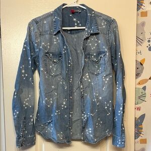 H&M Divided Constellation Denim Shirt